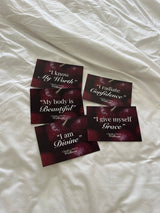 Affirmation postcards